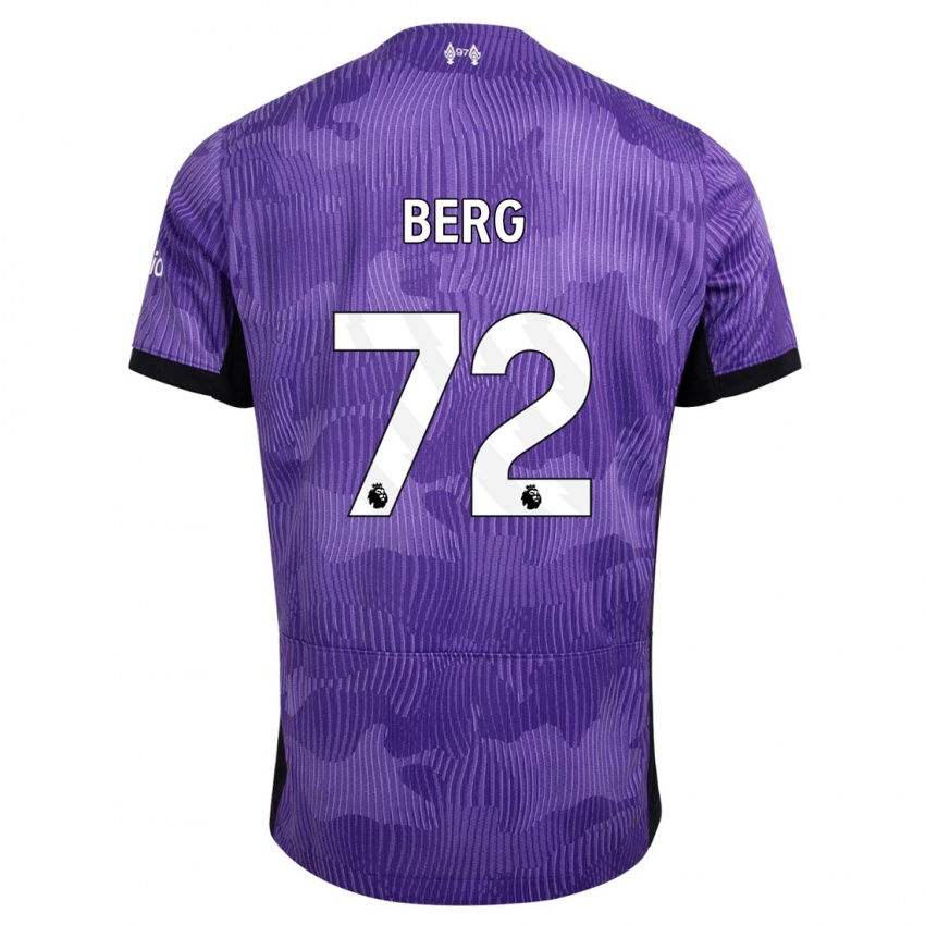 Heren Sepp Van Den Berg #72 Paars Thuisshirt Derde Tenue 2023/24 T-Shirt België