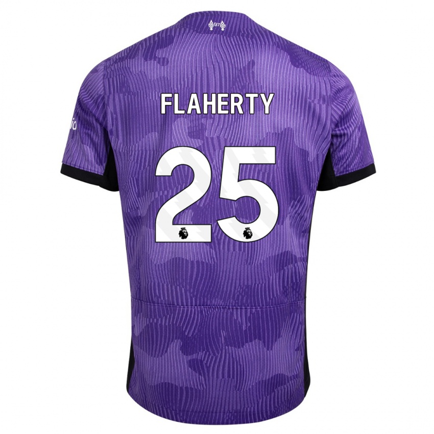 Herren Gilly Flaherty #25 Lila Ausweichtrikot Trikot 2023/24 T-Shirt Belgien