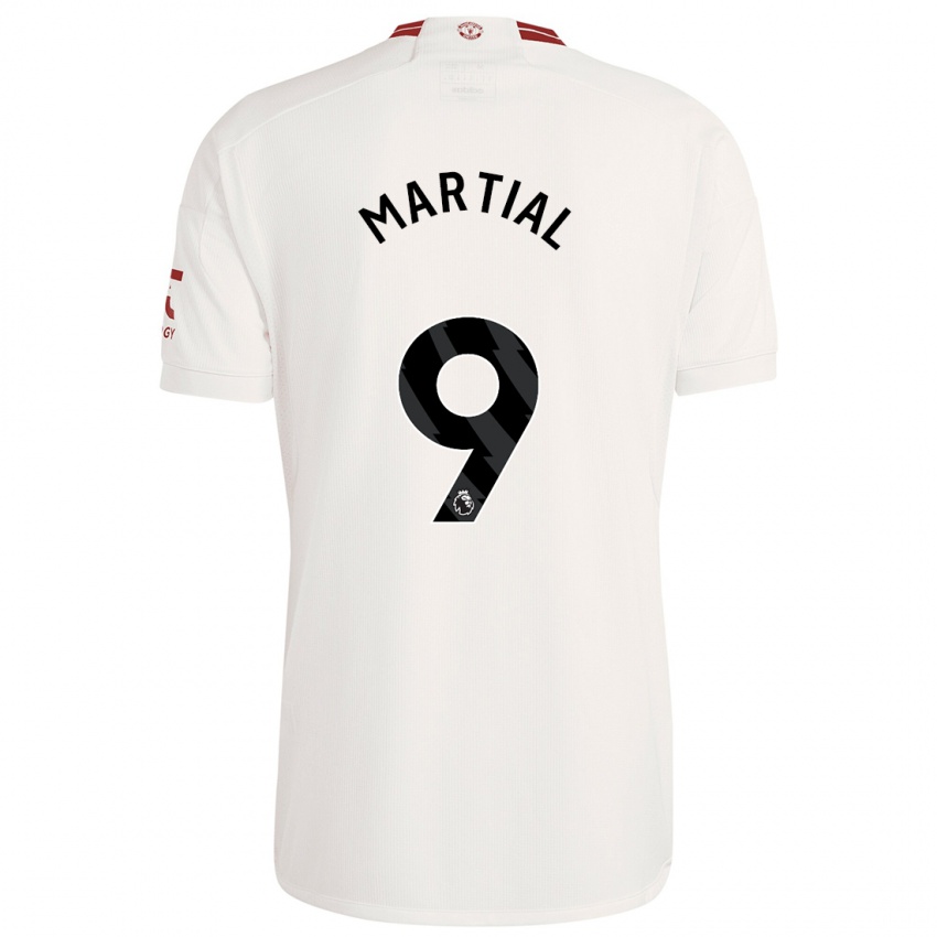 Herren Anthony Martial #9 Weiß Ausweichtrikot Trikot 2023/24 T-Shirt Belgien