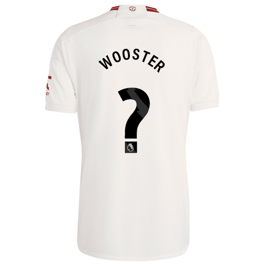Heren Tom Wooster #0 Wit Thuisshirt Derde Tenue 2023/24 T-Shirt België