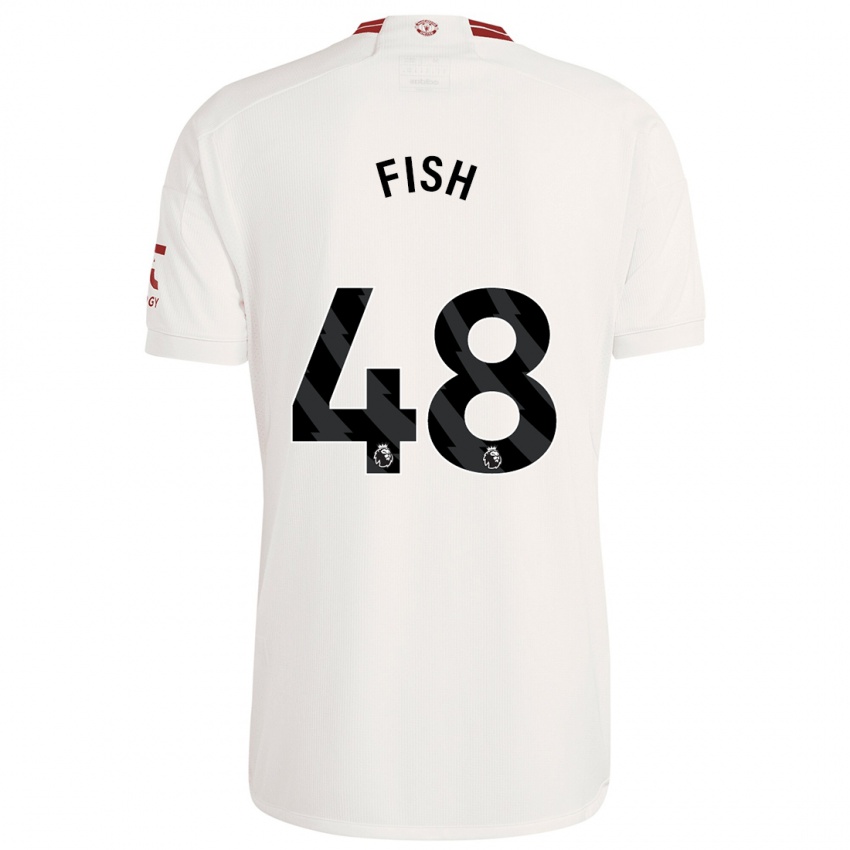 Heren Will Fish #48 Wit Thuisshirt Derde Tenue 2023/24 T-Shirt België