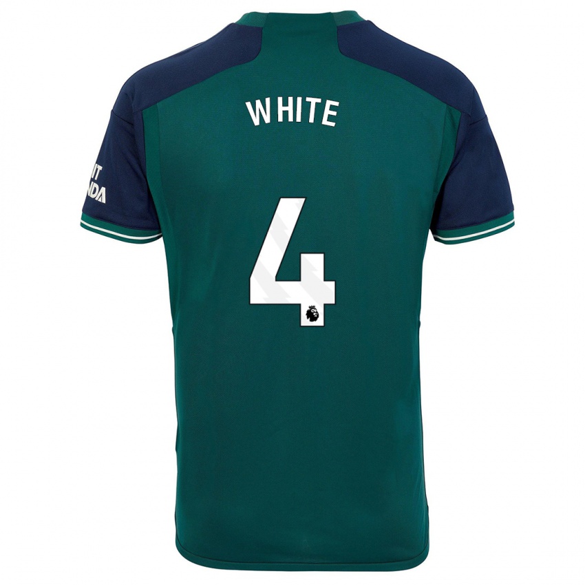 Herren Ben White #4 Grün Ausweichtrikot Trikot 2023/24 T-Shirt Belgien