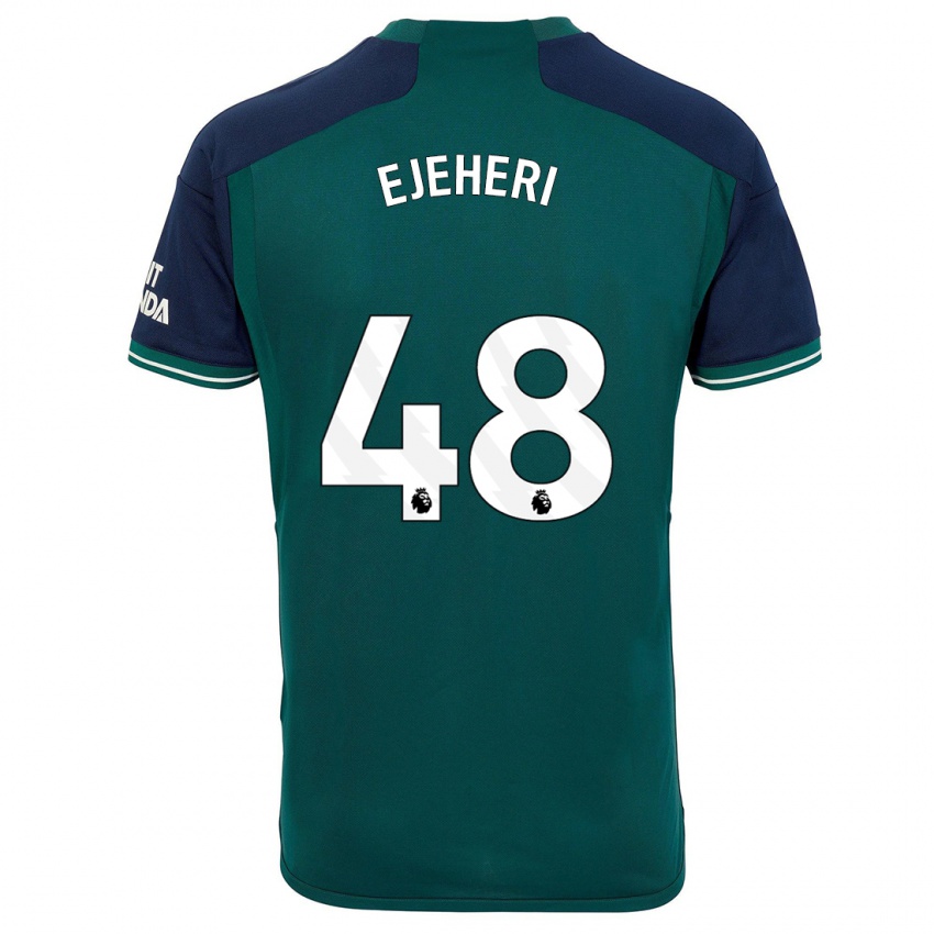 Herren Ovie Ejeheri #48 Grün Ausweichtrikot Trikot 2023/24 T-Shirt Belgien