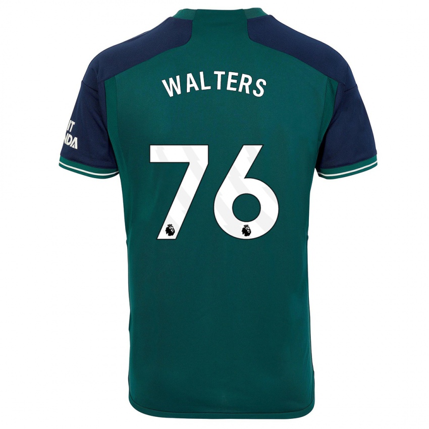 Homme Maillot Reuell Walters #76 Vert Troisieme 2023/24 T-Shirt Belgique
