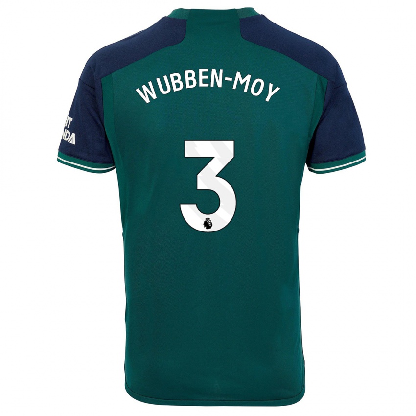 Herren Lotte Wubben-Moy #3 Grün Ausweichtrikot Trikot 2023/24 T-Shirt Belgien