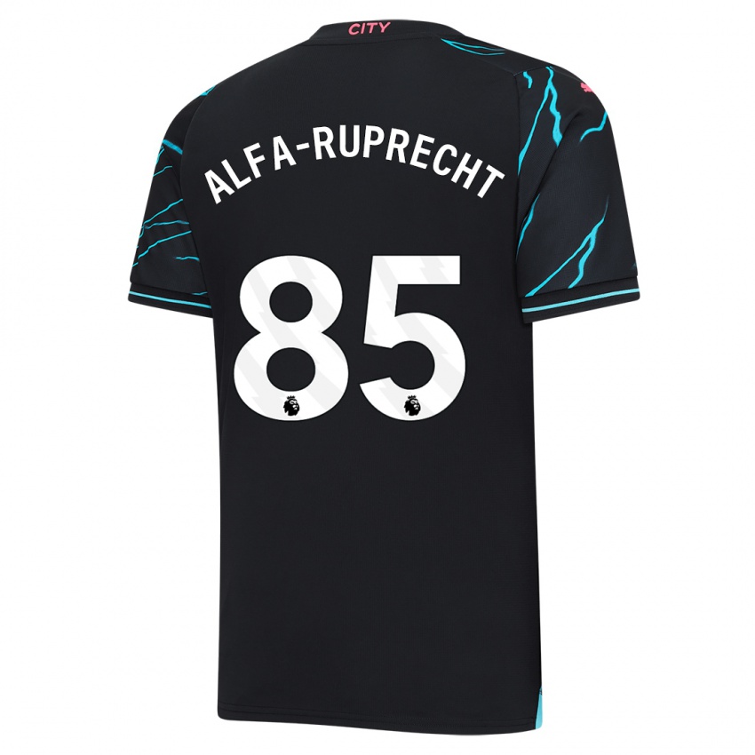Herren Farid Alfa-Ruprecht #85 Dunkelblau Ausweichtrikot Trikot 2023/24 T-Shirt Belgien