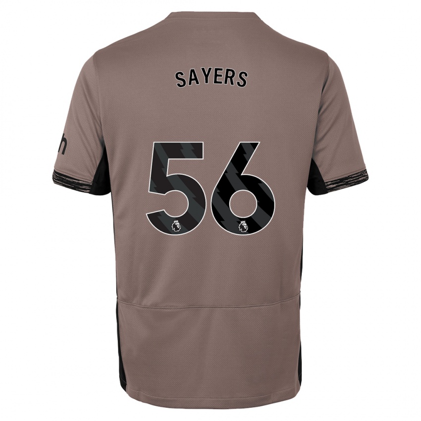 Heren Charlie Sayers #56 Donker Beige Thuisshirt Derde Tenue 2023/24 T-Shirt België