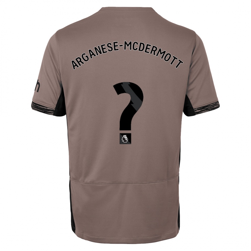 Herren Pele Arganese-Mcdermott #0 Dunkelbeige Ausweichtrikot Trikot 2023/24 T-Shirt Belgien
