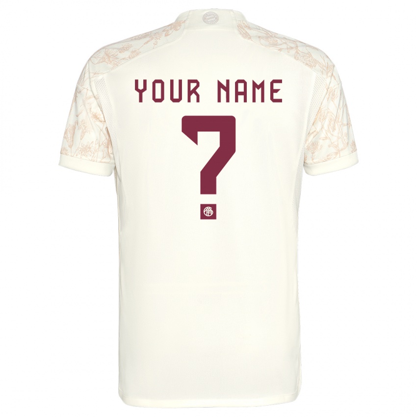 Herren Ihren Namen #0 Cremefarben Ausweichtrikot Trikot 2023/24 T-Shirt Belgien