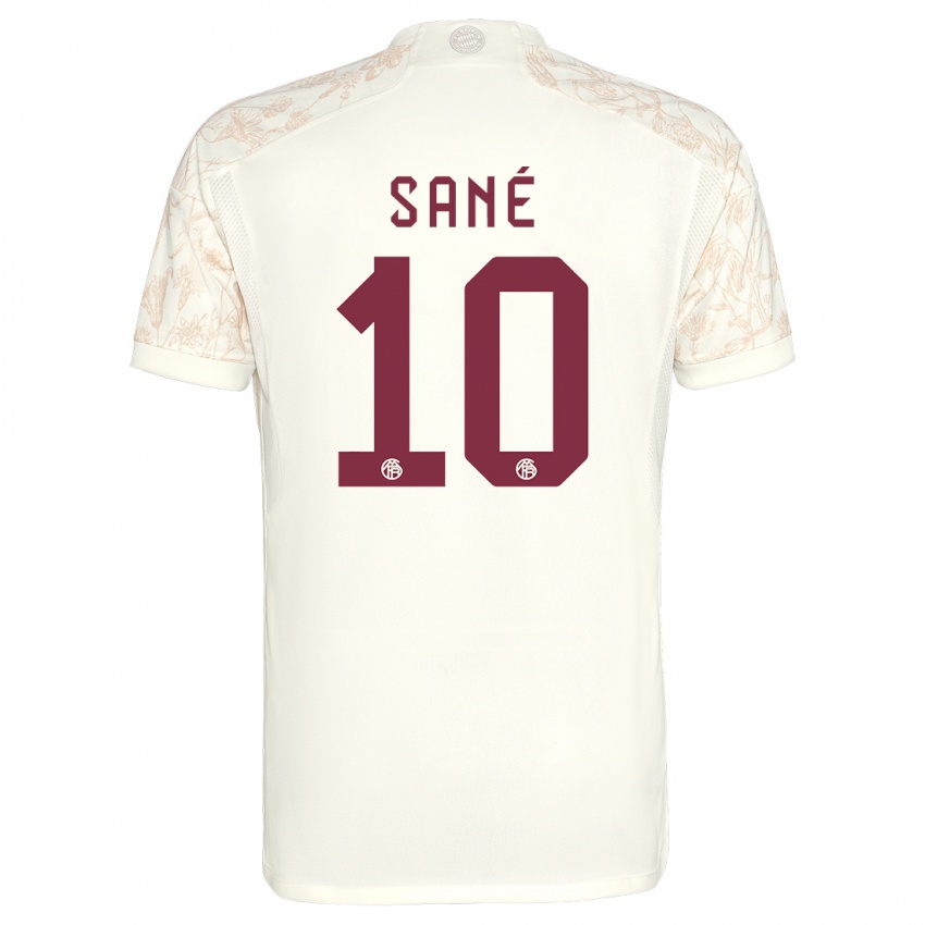 Herren Leroy Sane #10 Cremefarben Ausweichtrikot Trikot 2023/24 T-Shirt Belgien