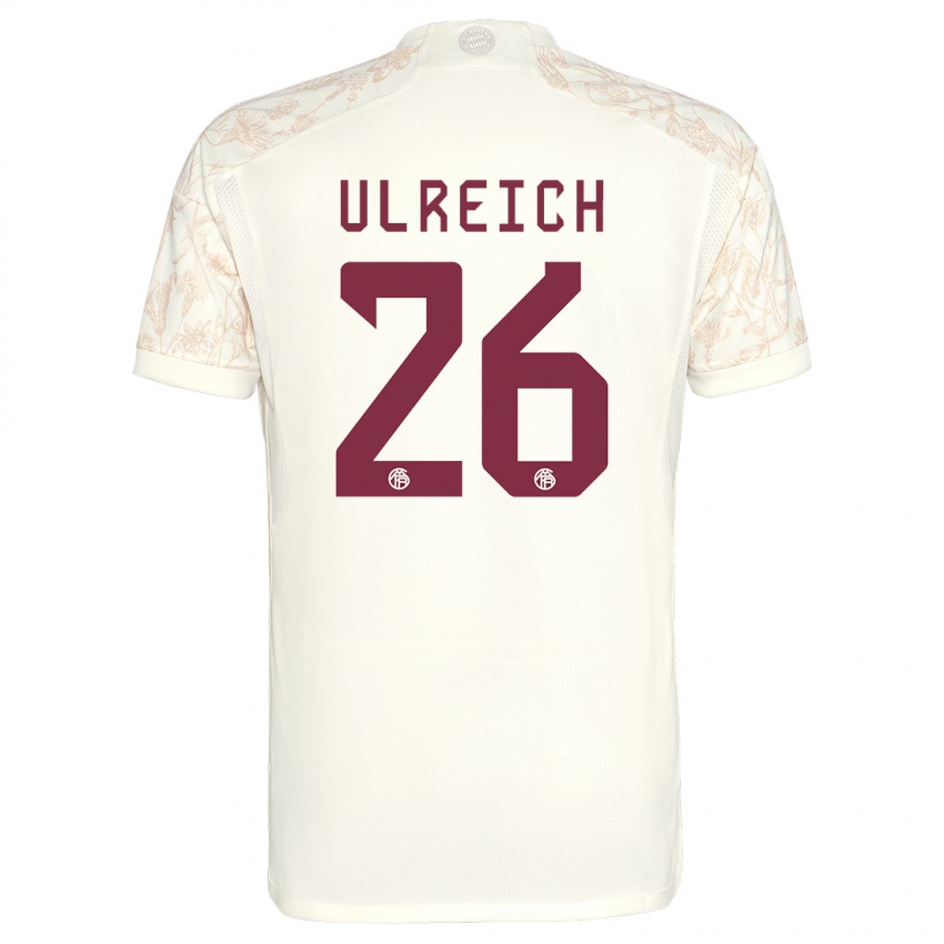 Herren Sven Ulreich #26 Cremefarben Ausweichtrikot Trikot 2023/24 T-Shirt Belgien