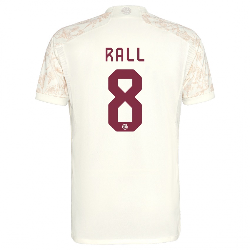 Herren Maximiliane Rall #8 Cremefarben Ausweichtrikot Trikot 2023/24 T-Shirt Belgien