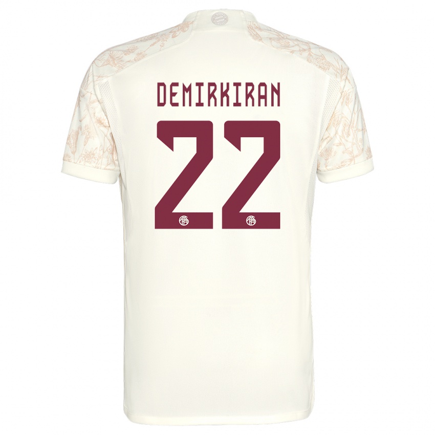 Herren Ediz Demirkiran #22 Cremefarben Ausweichtrikot Trikot 2023/24 T-Shirt Belgien