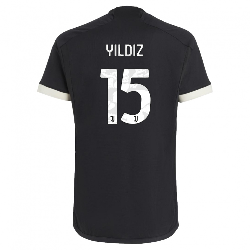 Herren Kenan Yildiz #0 Schwarz Ausweichtrikot Trikot 2023/24 T-Shirt Belgien