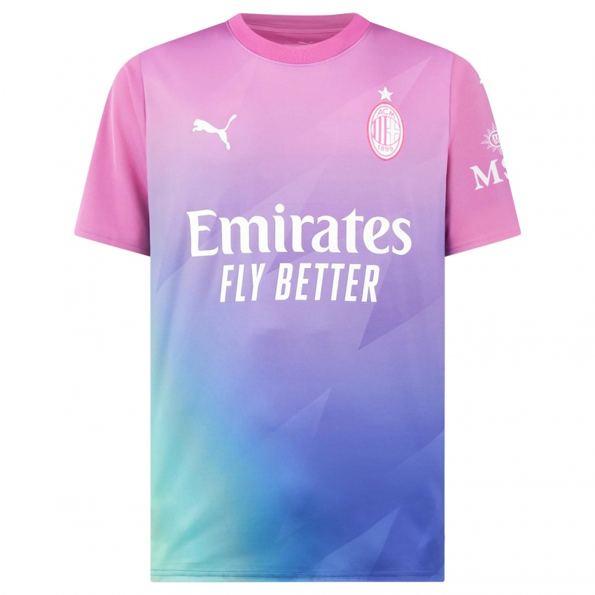 Herren Zlatan Ibrahimovic #11 Pink Lila Ausweichtrikot Trikot 2023/24 T-Shirt Belgien