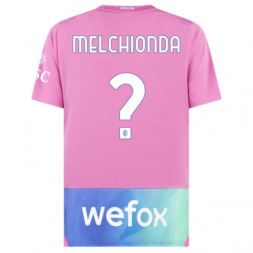 Herren Marco Melchionda #0 Pink Lila Ausweichtrikot Trikot 2023/24 T-Shirt Belgien