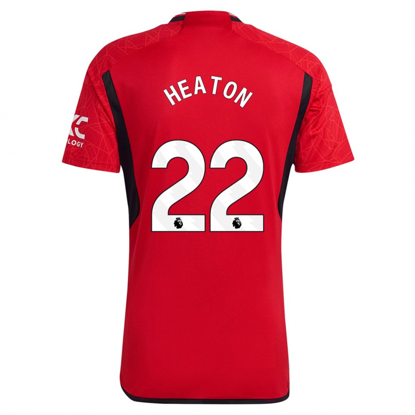 Damen Tom Heaton #22 Rot Heimtrikot Trikot 2023/24 T-Shirt Belgien