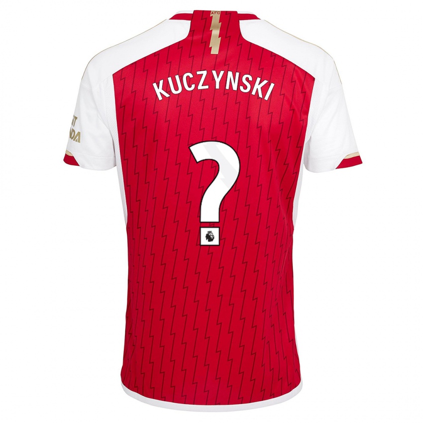 Dames Max Kuczynski #0 Rood Thuisshirt Thuistenue 2023/24 T-Shirt België