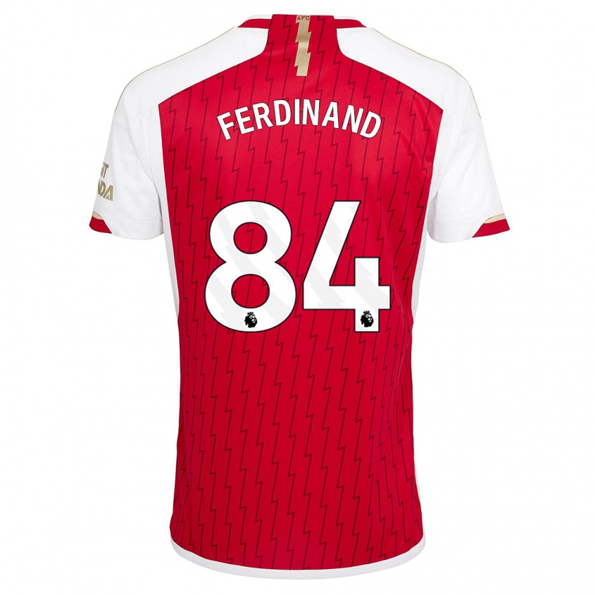 Damen Seb Ferdinand #84 Rot Heimtrikot Trikot 2023/24 T-Shirt Belgien