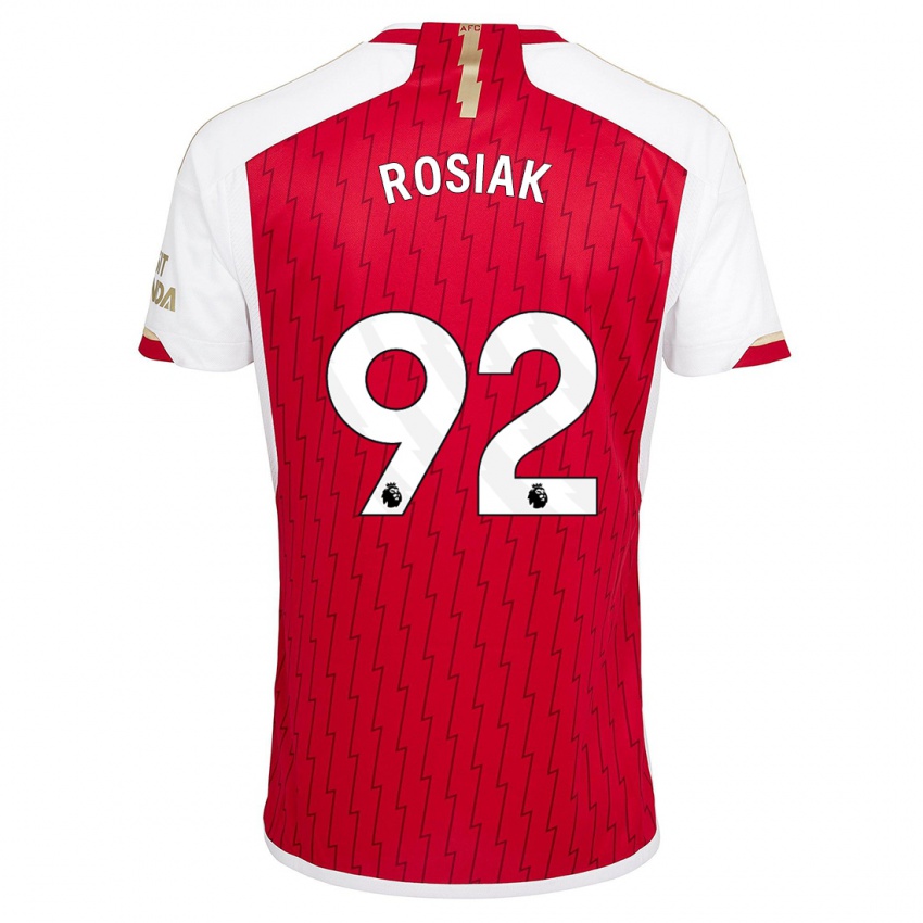 Dames Michal Rosiak #92 Rood Thuisshirt Thuistenue 2023/24 T-Shirt België