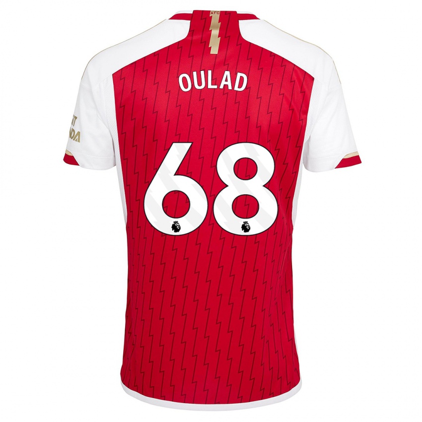 Dames Salah-Eddine Oulad M'hand #68 Rood Thuisshirt Thuistenue 2023/24 T-Shirt België