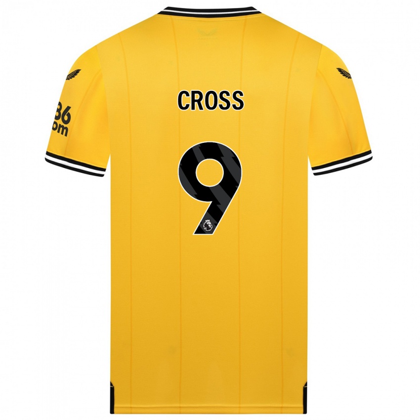 Damen Jade Cross #9 Gelb Heimtrikot Trikot 2023/24 T-Shirt Belgien