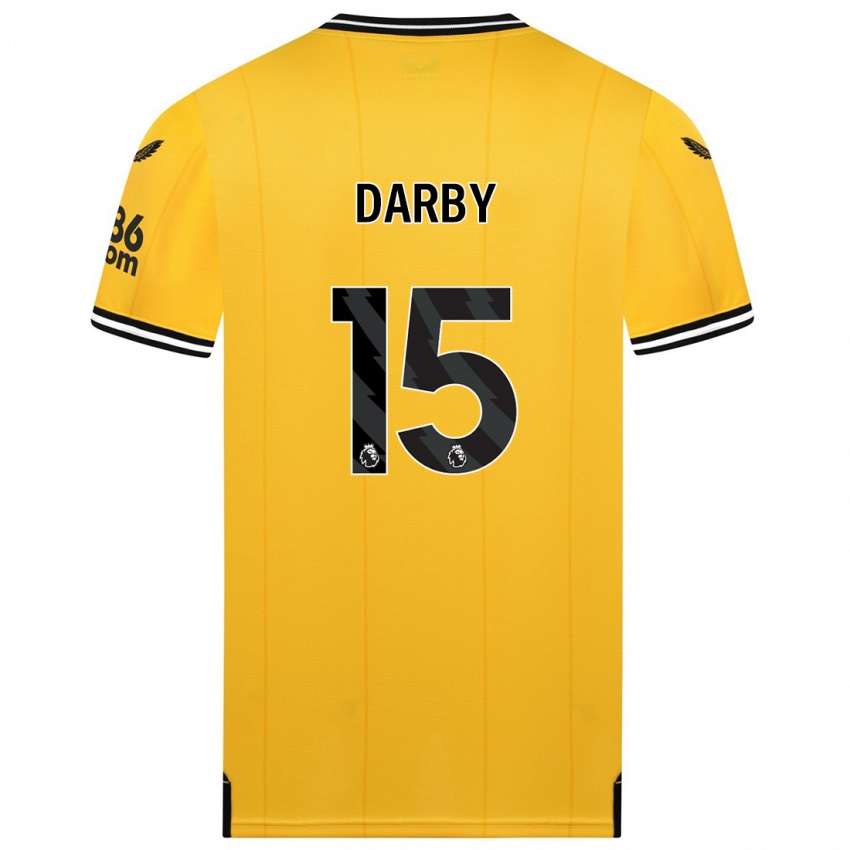 Damen Kelly Darby #15 Gelb Heimtrikot Trikot 2023/24 T-Shirt Belgien