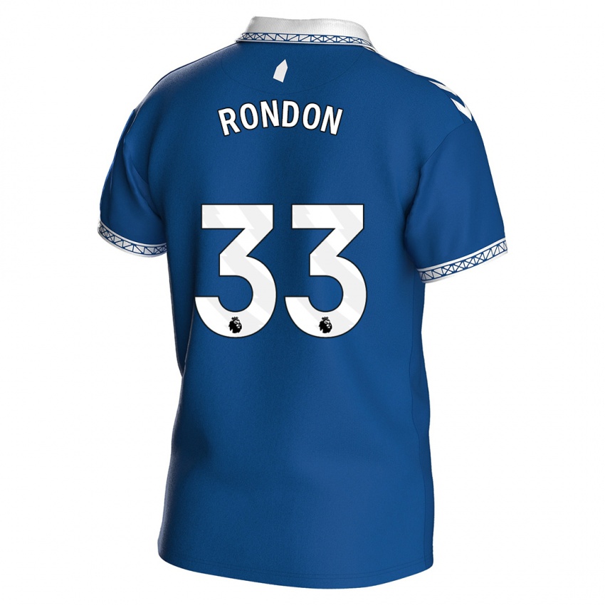 Damen Salomon Rondon #33 Königsblau Heimtrikot Trikot 2023/24 T-Shirt Belgien