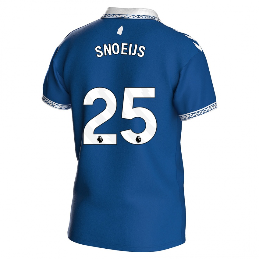 Dames Katja Snoeijs #25 Koningsblauw Thuisshirt Thuistenue 2023/24 T-Shirt België