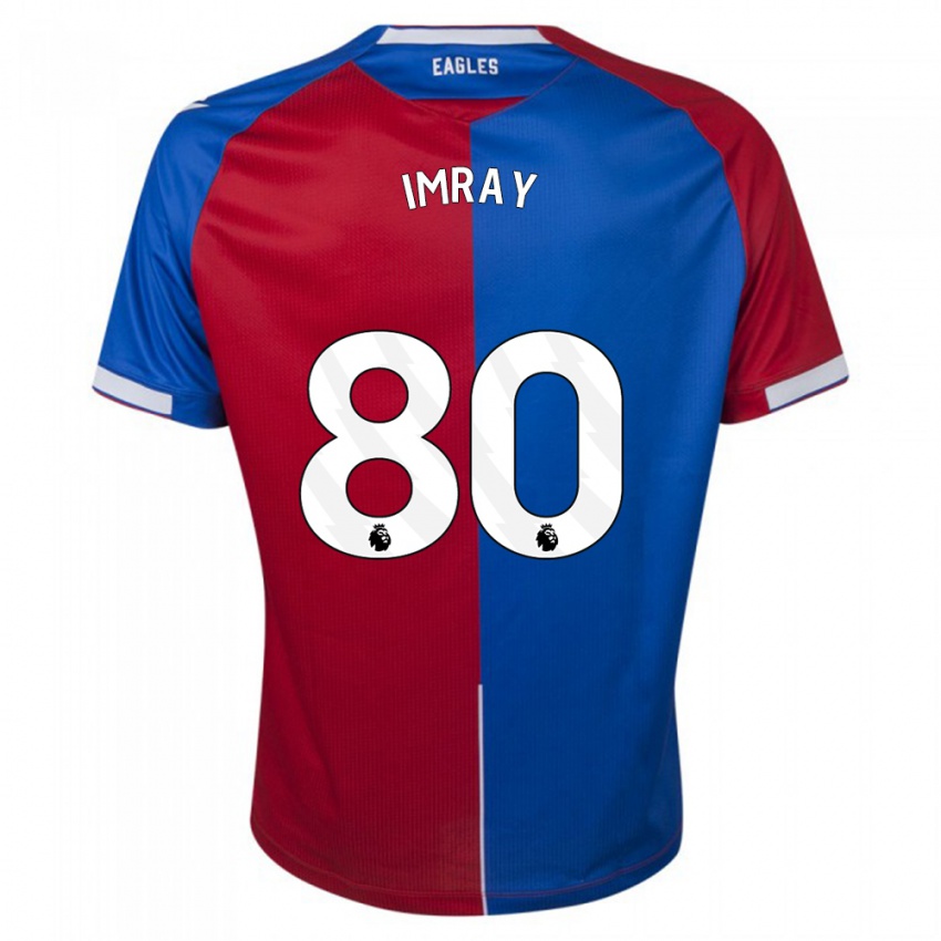 Damen Danny Imray #80 Rot Blau Heimtrikot Trikot 2023/24 T-Shirt Belgien