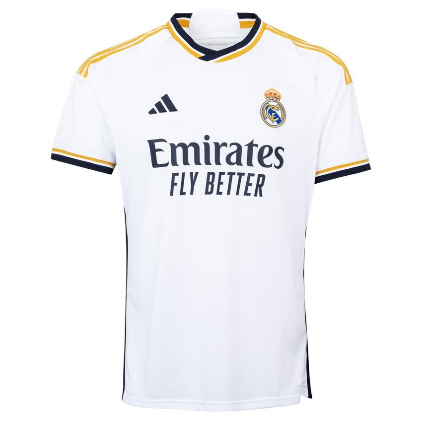 Damen Theo Zidane #8 Weiß Heimtrikot Trikot 2023/24 T-Shirt Belgien