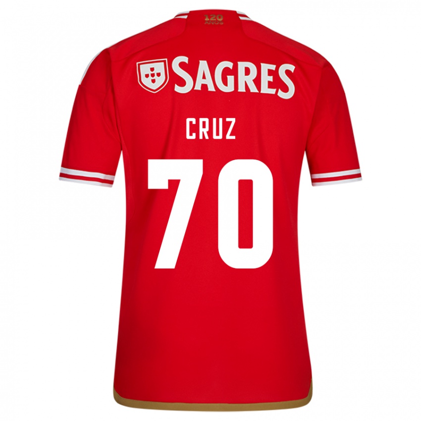 Femme Maillot Filipe Cruz #70 Rouge Tenues Domicile 2023/24 T-Shirt Belgique