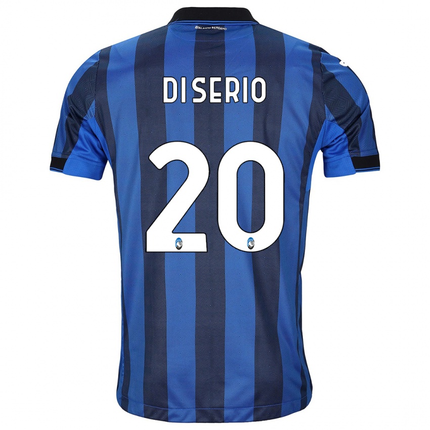 Dames Giuseppe Di Serio #20 Zwart Blauw Thuisshirt Thuistenue 2023/24 T-Shirt België