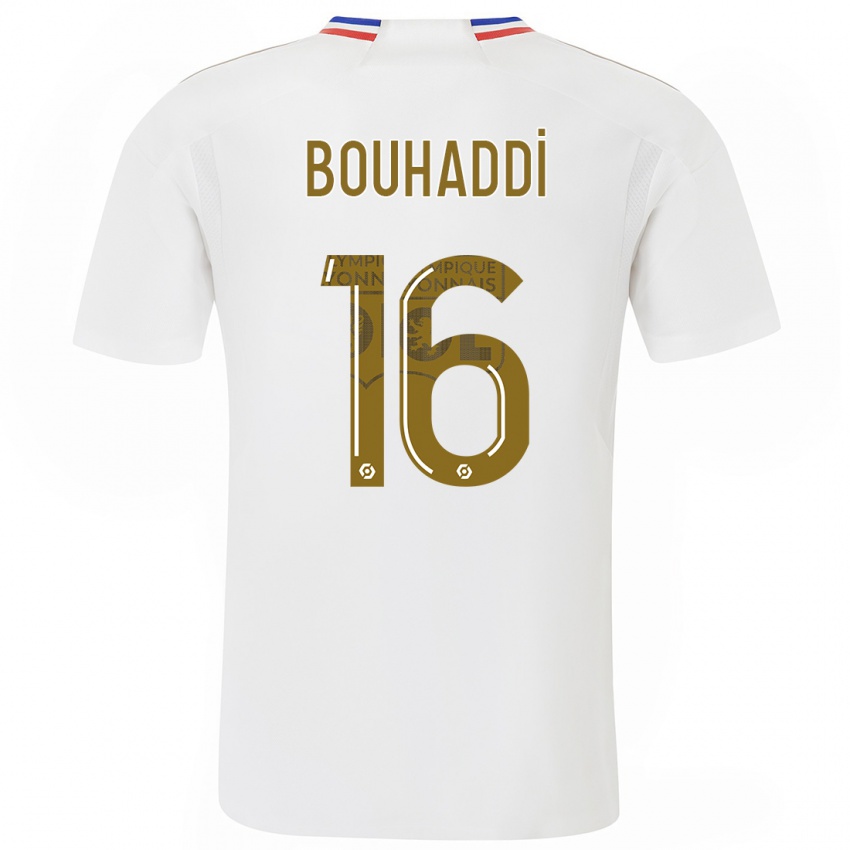 Damen Sarah Bouhaddi #16 Weiß Heimtrikot Trikot 2023/24 T-Shirt Belgien