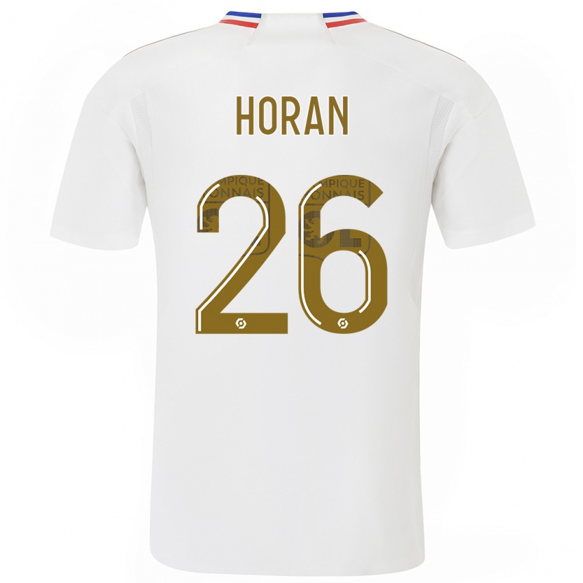 Damen Lindsey Horan #26 Weiß Heimtrikot Trikot 2023/24 T-Shirt Belgien