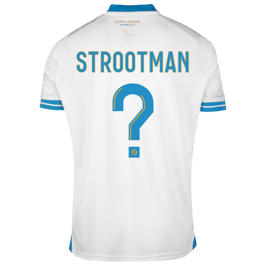 Damen Kevin Strootman #0 Weiß Heimtrikot Trikot 2023/24 T-Shirt Belgien