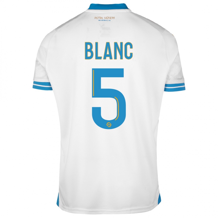 Dames Amandine Blanc #5 Wit Thuisshirt Thuistenue 2023/24 T-Shirt België