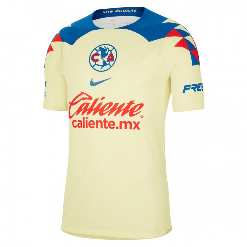 Damen Alvaro Fidalgo #8 Gelb Heimtrikot Trikot 2023/24 T-Shirt Belgien