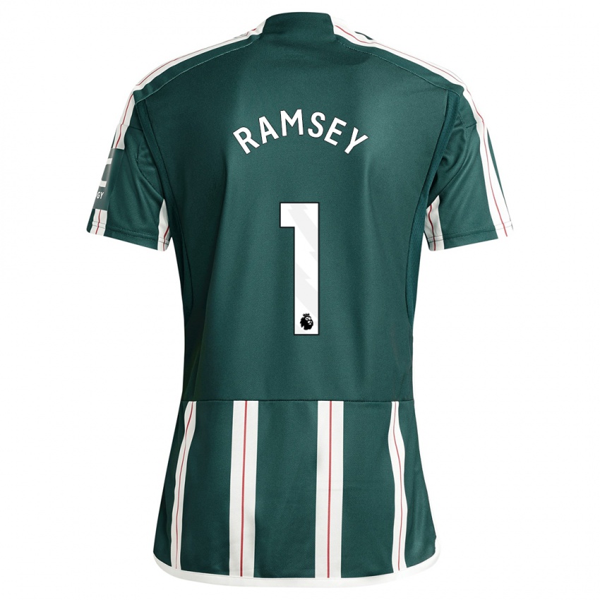 Damen Emily Ramsey #1 Dunkelgrün Auswärtstrikot Trikot 2023/24 T-Shirt Belgien