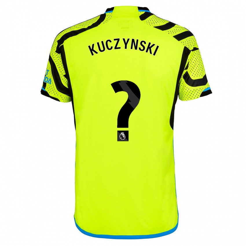Damen Max Kuczynski #0 Gelb Auswärtstrikot Trikot 2023/24 T-Shirt Belgien