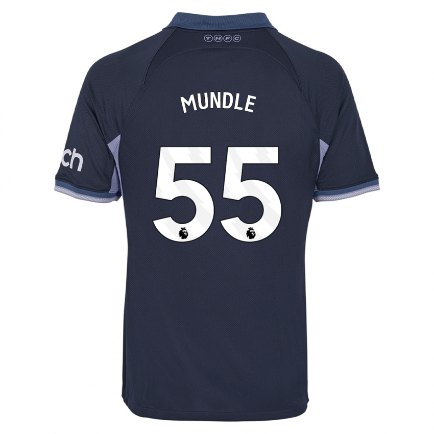 Femme Maillot Romaine Mundle #55 Bleu Foncé Tenues Extérieur 2023/24 T-Shirt Belgique