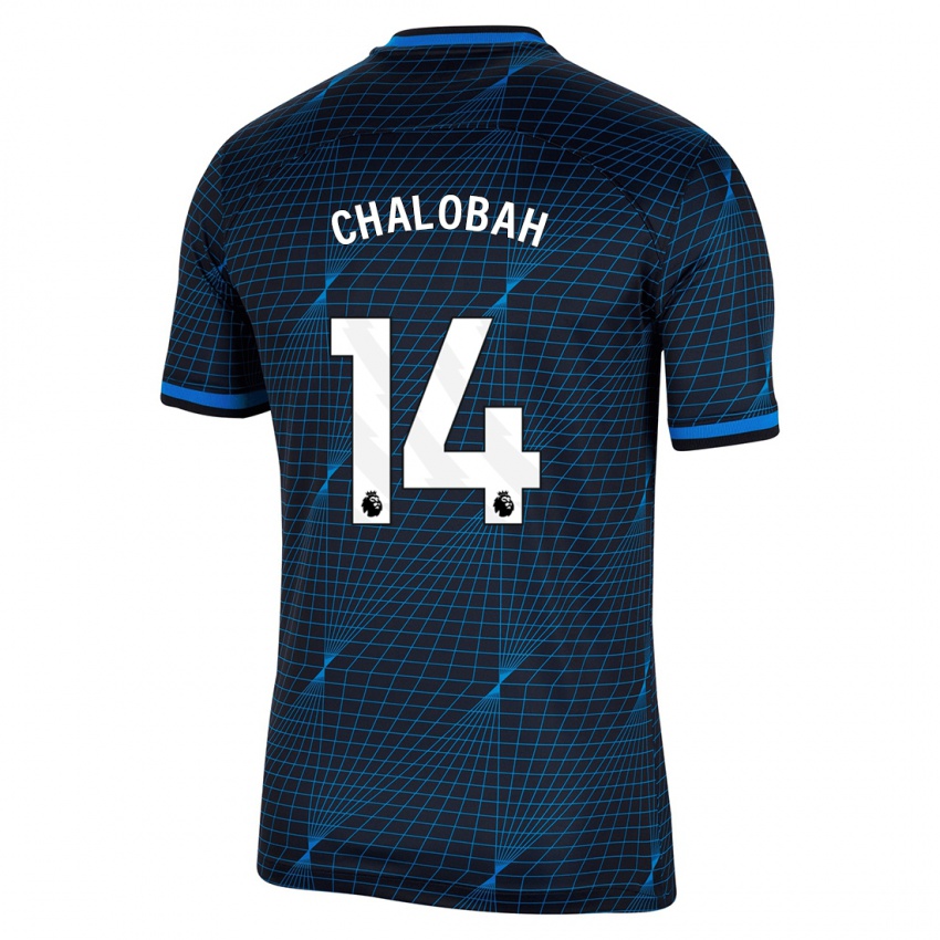 Dames Trevoh Chalobah #14 Donkerblauw Uitshirt Uittenue 2023/24 T-Shirt België