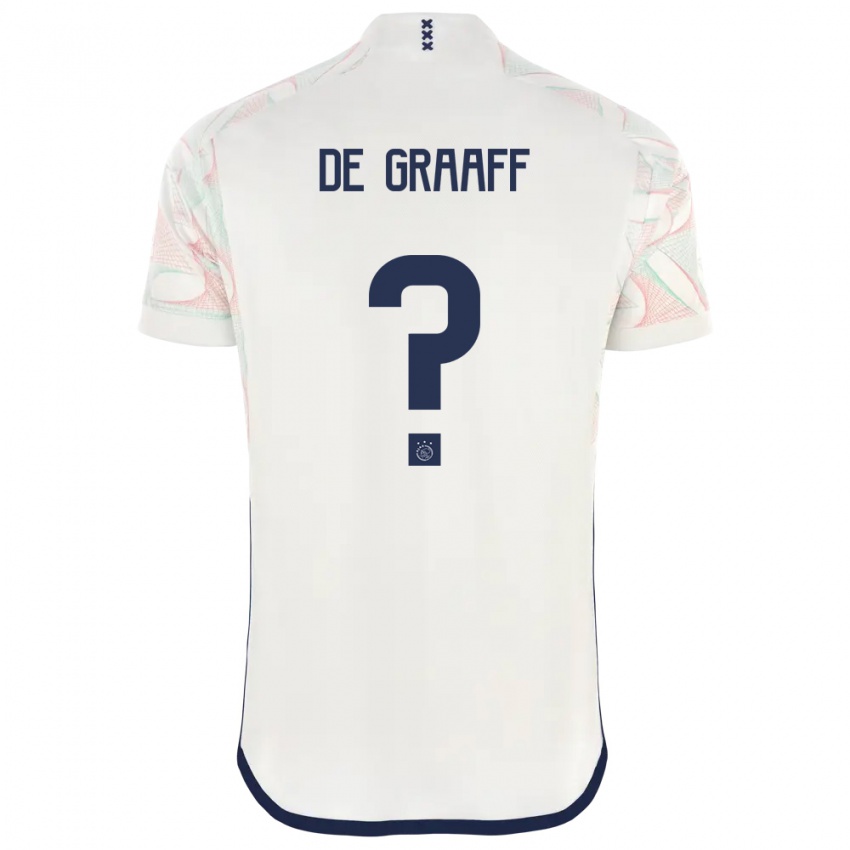 Femme Maillot Tom De Graaff #0 Blanc Tenues Extérieur 2023/24 T-Shirt Belgique