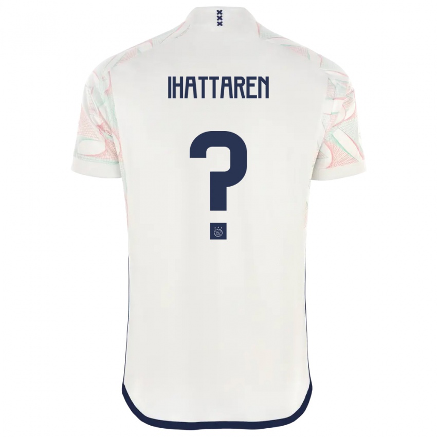 Damen Mohamed Ihattaren #0 Weiß Auswärtstrikot Trikot 2023/24 T-Shirt Belgien