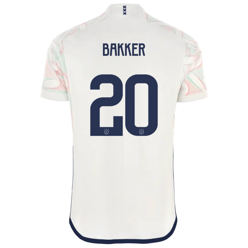 Damen Eshly Bakker #20 Weiß Auswärtstrikot Trikot 2023/24 T-Shirt Belgien