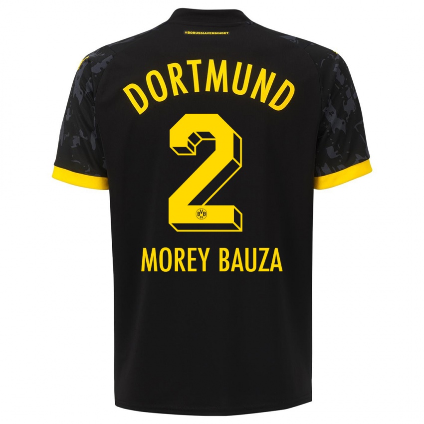 Dames Mateu Morey Bauza #2 Zwart Uitshirt Uittenue 2023/24 T-Shirt België