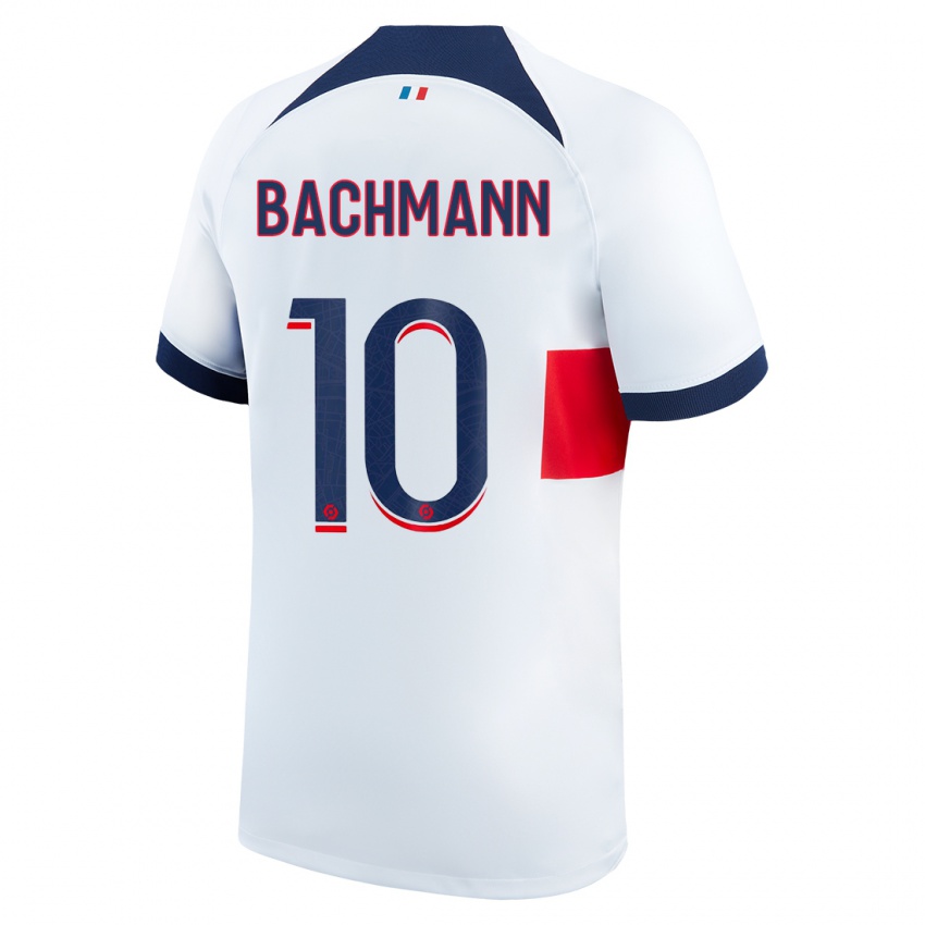 Damen Ramona Bachmann #10 Weiß Auswärtstrikot Trikot 2023/24 T-Shirt Belgien