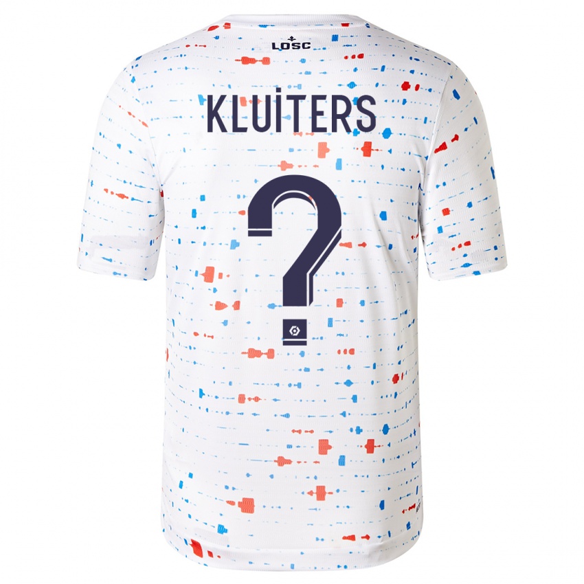 Damen Luuk Kluiters #0 Weiß Auswärtstrikot Trikot 2023/24 T-Shirt Belgien