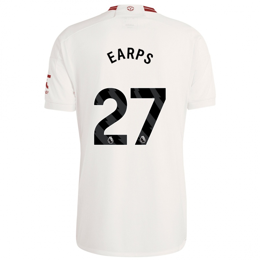 Dames Mary Earps #27 Wit Thuisshirt Derde Tenue 2023/24 T-Shirt België