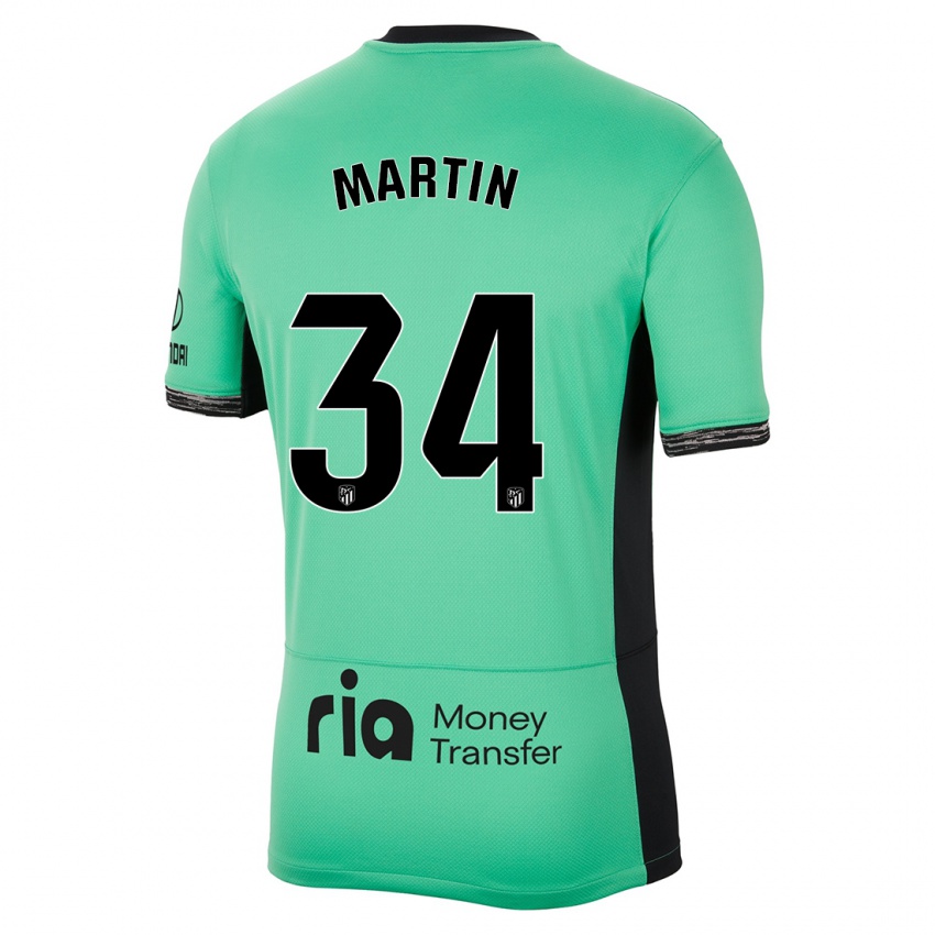 Damen Carlos Martin #34 Frühlingsgrün Ausweichtrikot Trikot 2023/24 T-Shirt Belgien
